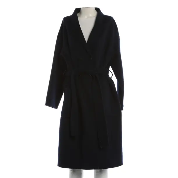 Winter Coat, in Navy, Wool, Anine Bing