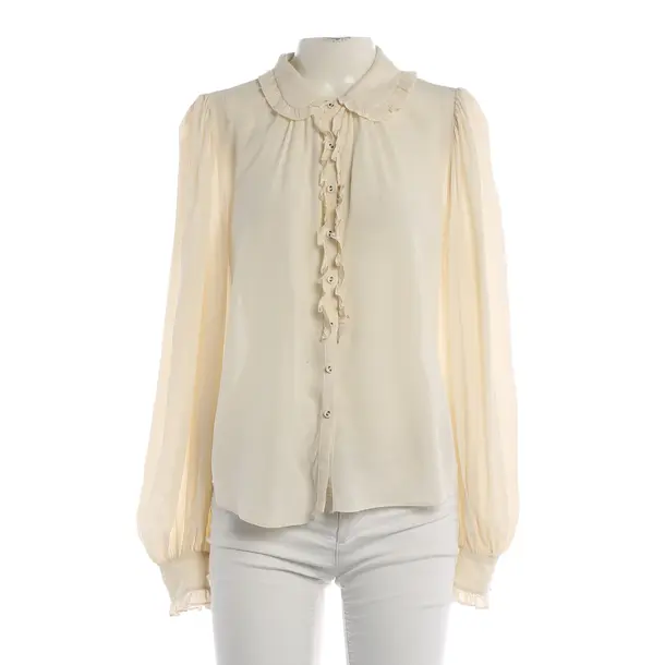 Bluse, in Cream, Seide, Ulla Johnson