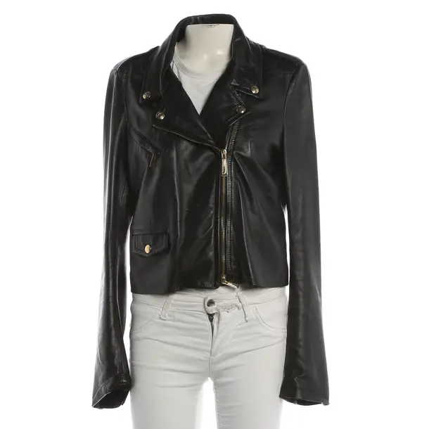 Lederjacke, in Schwarz, Leder, Just Cavalli