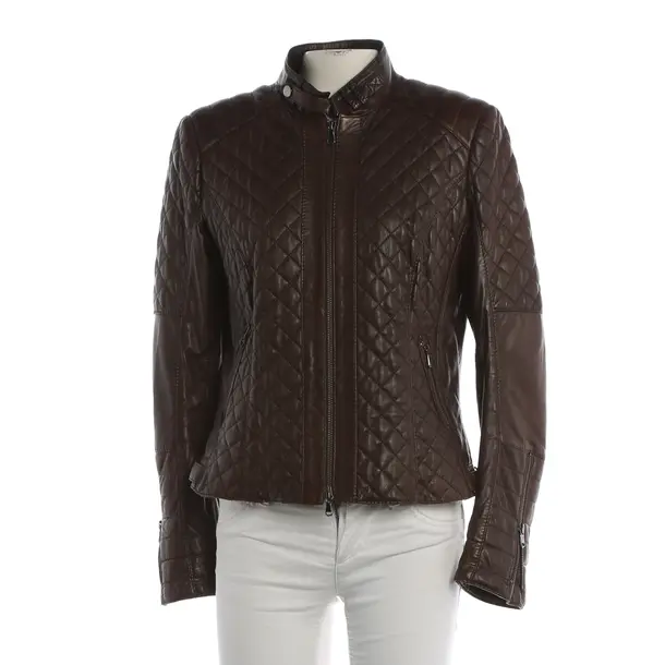 Lederjacke, in Braun, Leder, Schyia