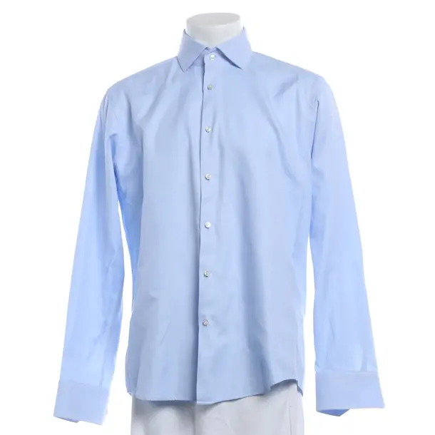 Camicia, in Azzurro, Cotone, Hugo Boss Etichetta Nera