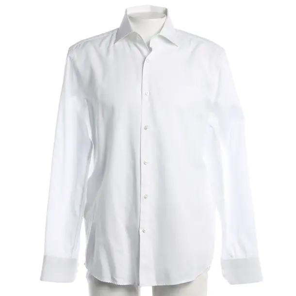 Camicia, in Bianco, Cotone, Hugo Boss Etichetta Nera