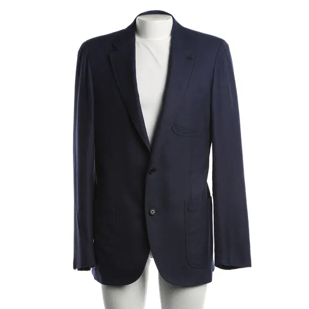 Blazer, in Blue, Silk, Caruso