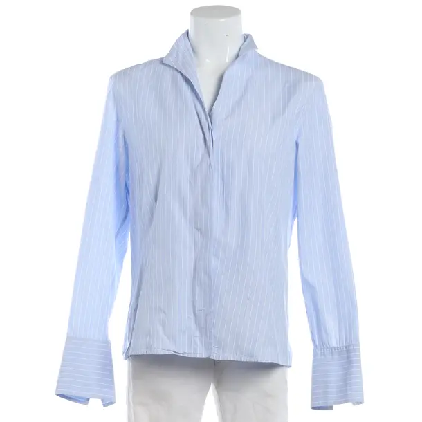Bluse, in Blau, Baumwolle, Van Laack