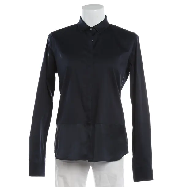 Blouse, in Navy, Cotton, Caliban