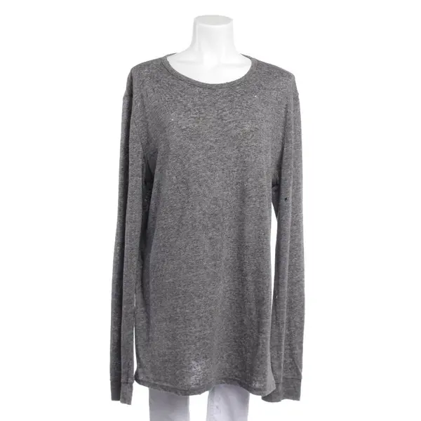 Pullover, in Grau, Leinen, Balmain