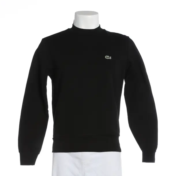 Sweatshirt, in Schwarz, Baumwolle, Lacoste