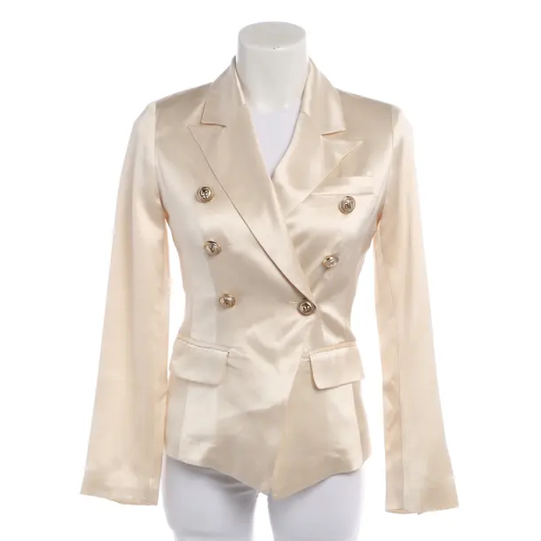 Blazer in Weiß, Acetat, Balmain