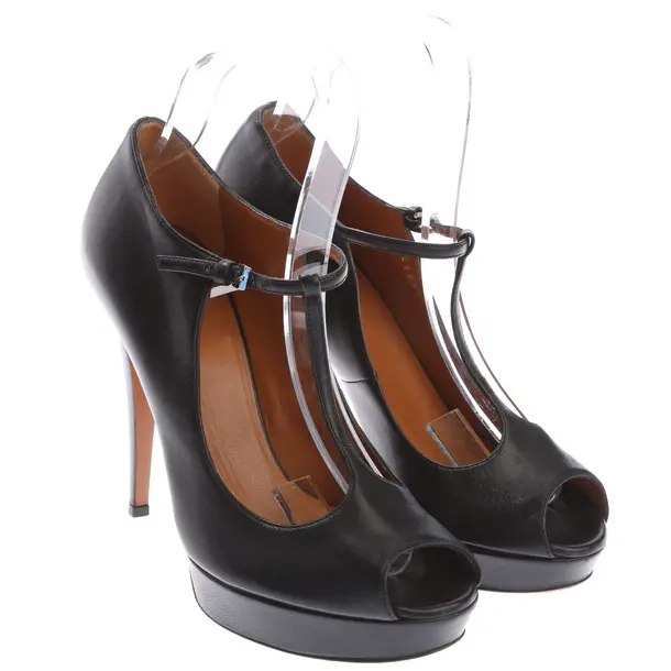 Peeptoes in Schwarz, , Gucci