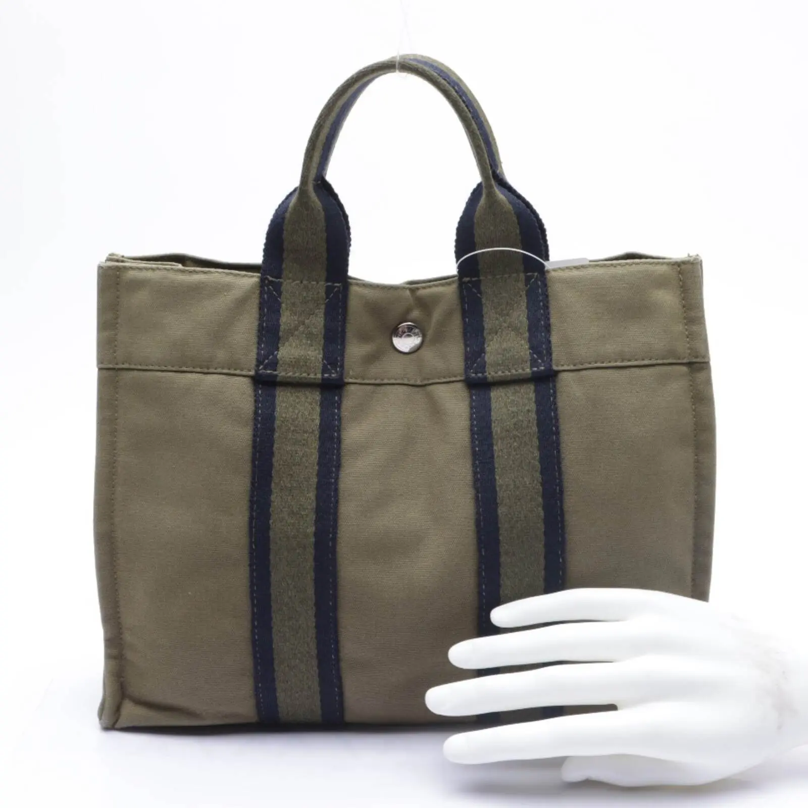 Hermès Fourre Tout PM Handtasche in Grün