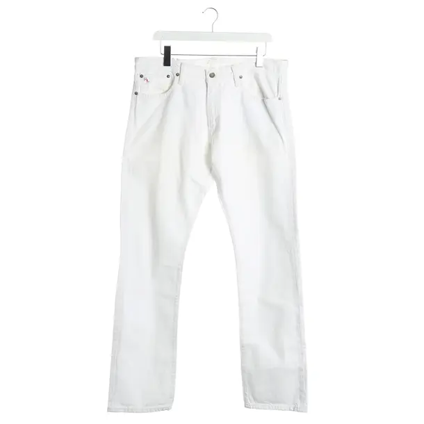 Straight Fit Jeans, in White, Cotton, Polo Ralph Lauren