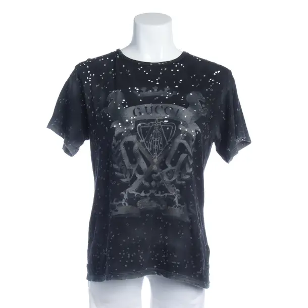 Shirt in Grau, Baumwolle, Gucci