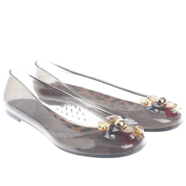 Ballet Flats in Gray, , Dolce & Gabbana