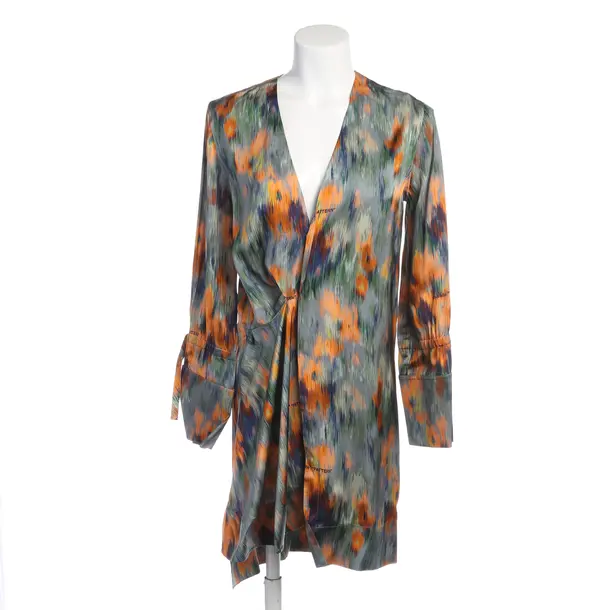 Kleid in Mehrfarbig, Viskose, Off-White