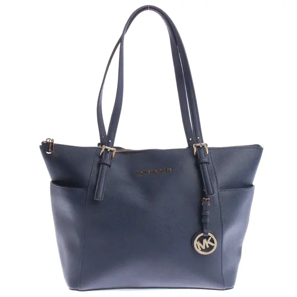Handbag in Blue, Leather, Michael Kors