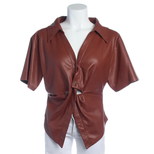 Bluse in Braun, Polyester, Nanushka