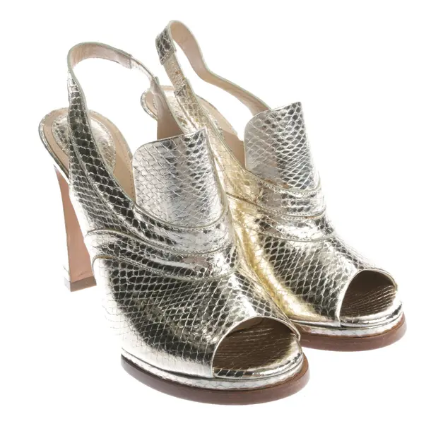 Sandaletten in Metallic, , Chloé