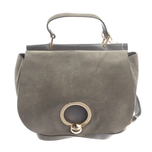 Schultertasche, in Grau, Leder, Coccinelle