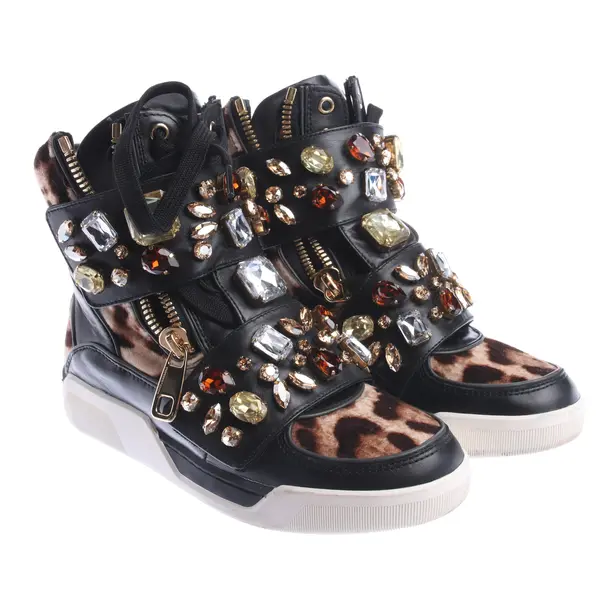 High-Top Sneakers in Multicolored, , Dolce & Gabbana