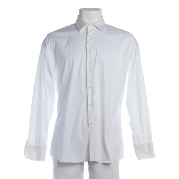 Shirt in White, Cotton, Prada
