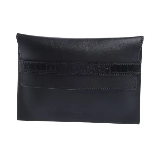 Clutch Bag in Black, Leather, Giuseppe Zanotti