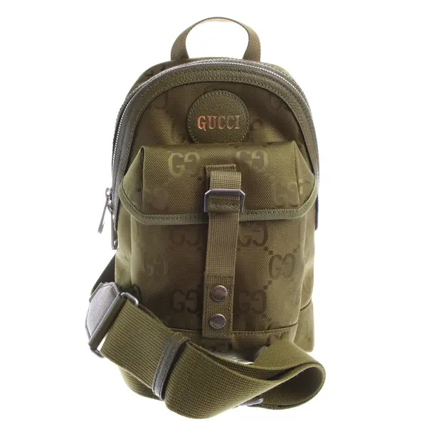 Rucksack in Grün, Polyamid, Gucci