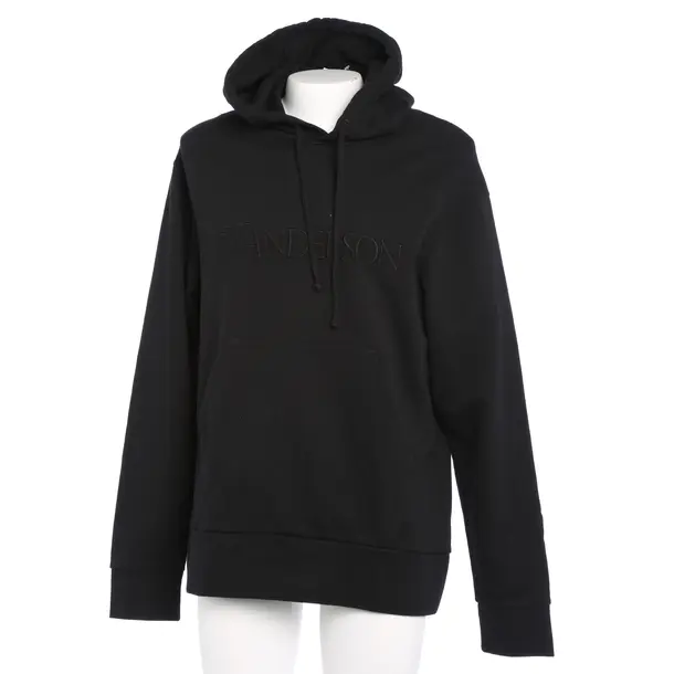 Hoodie in Schwarz, Baumwolle, JW Anderson