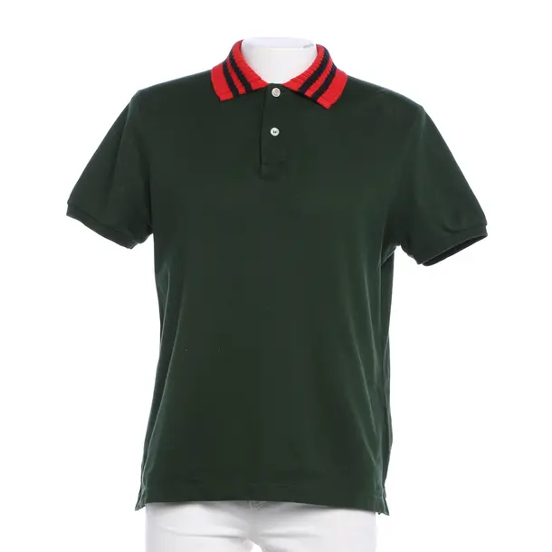 Polo Shirt, in Green, Cotton, Gucci