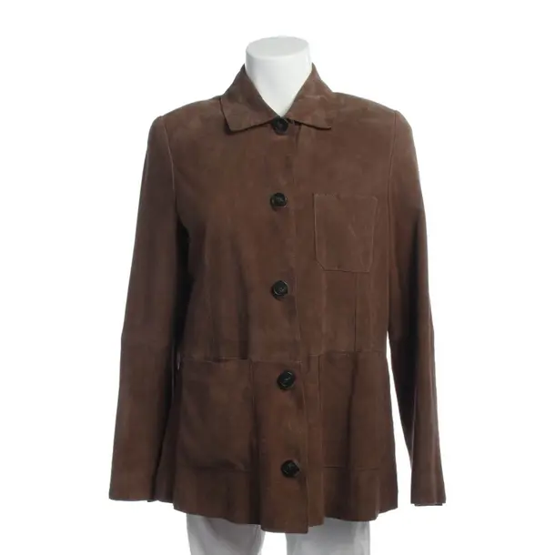 LeatherJacket in Brown, Leather, Max Mara