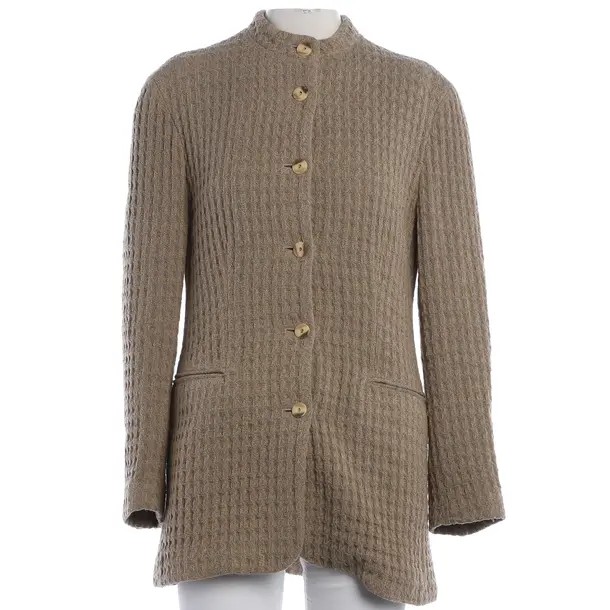 Cappotto mezza stagione, in Marrone chiaro, Lana, Giorgio Armani