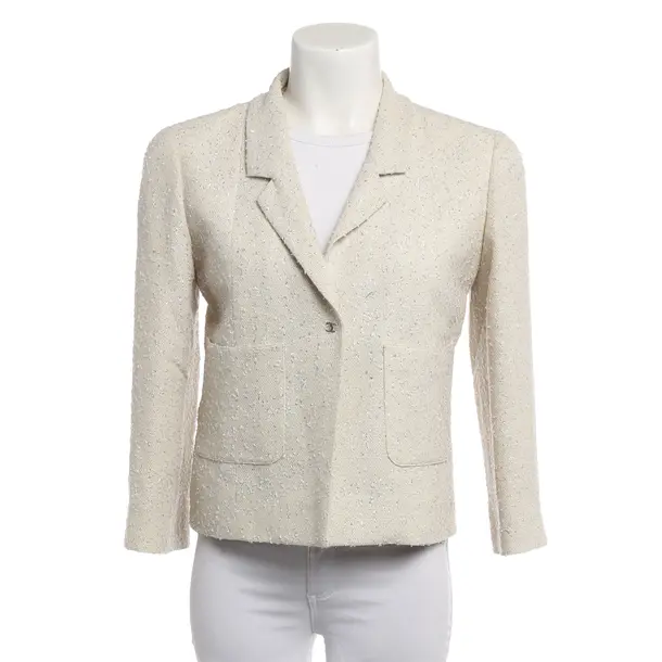 Blazer, in Beige, Wool, Chanel