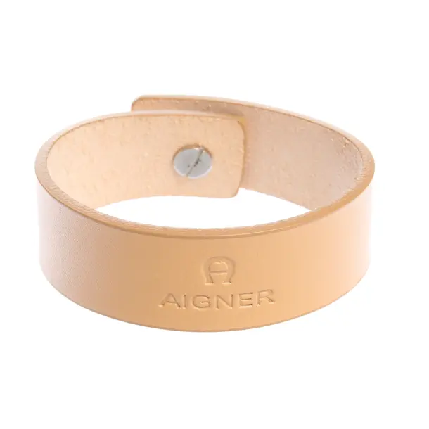 Bracciale, in Beige, Pelle, Aigner