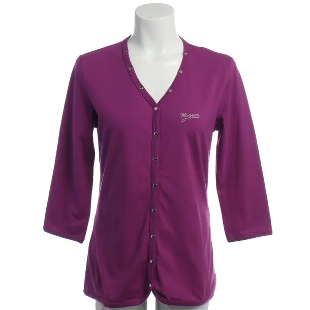 Cardigan in Purple, Cotton, Bogner