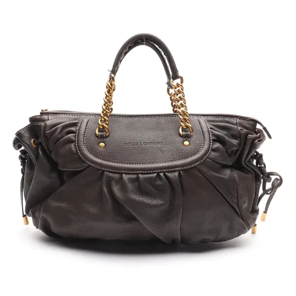 Handtasche in Braun, Leder, Dolce & Gabbana