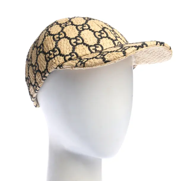 Cap in White, Straw, Gucci