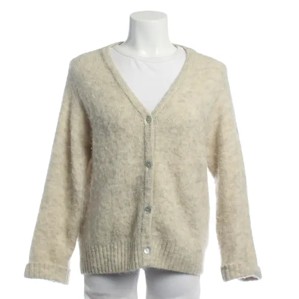 Strickjacke in Weiß, Polyacryl, American Vintage