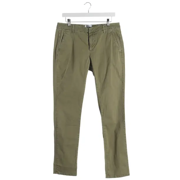 Pants in Green, Cotton, Dondup