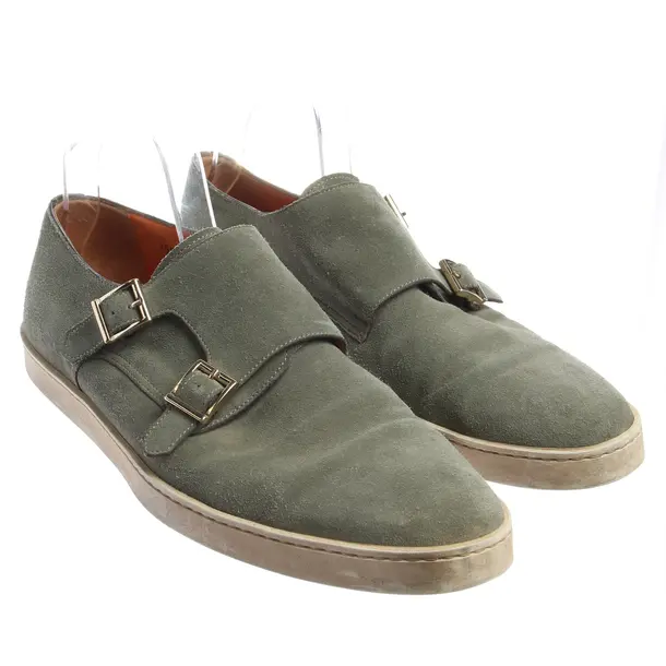 Halbschuhe in Grün, , Santoni