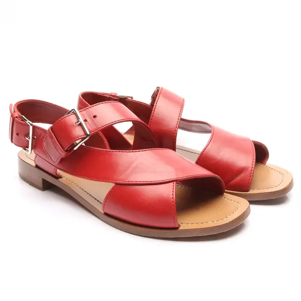 Sandalen in Rot, , Prada