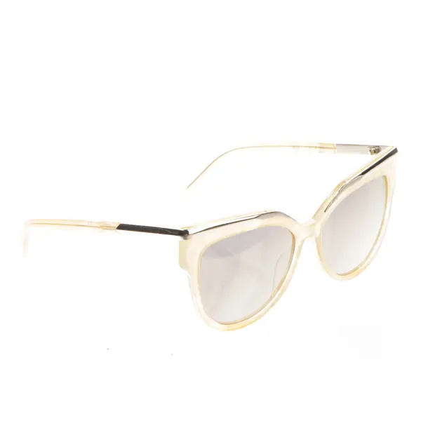 Sonnenbrille in Weiß, Kunststoff, MCM