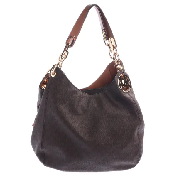 Schultertasche in Braun, Leder, Michael Kors