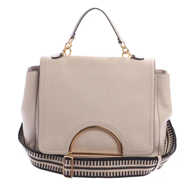 Handtasche in Weiß, Leder, Coccinelle