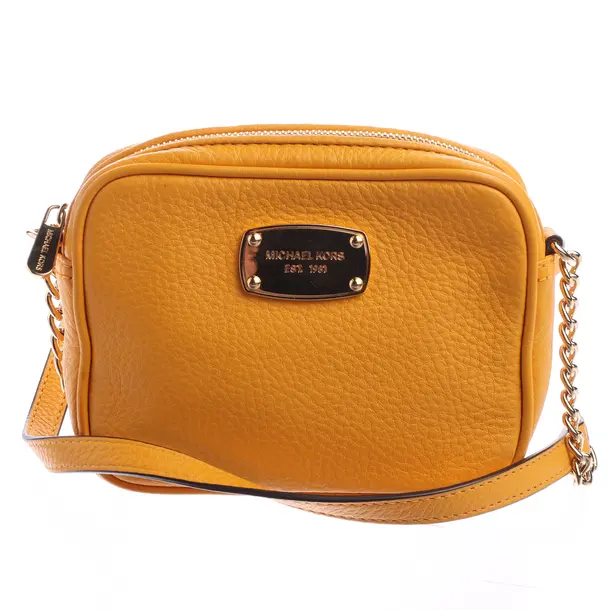 Abendtasche in Orange, Leder, Michael Kors