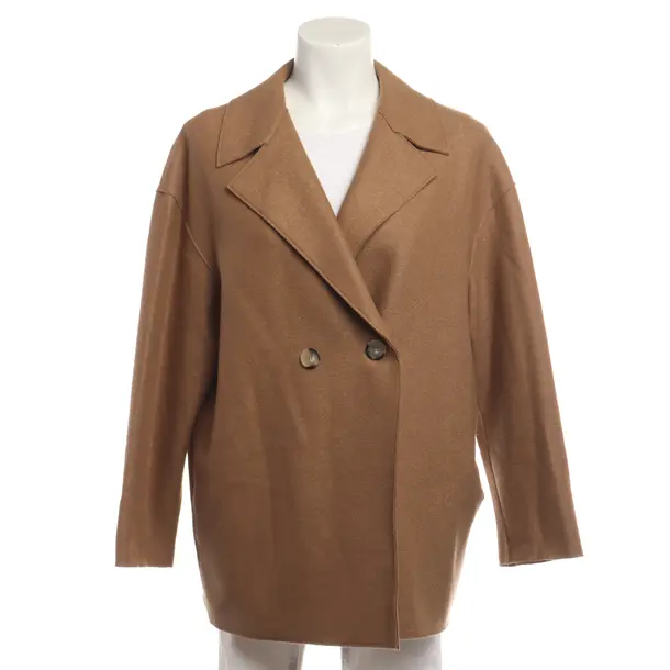 Übergangsjacke in Braun, Wolle, Harris Wharf London