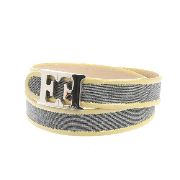 Belt in Gray, Leather, Escada