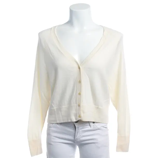 Strickjacke in Weiß, Wolle, Allude