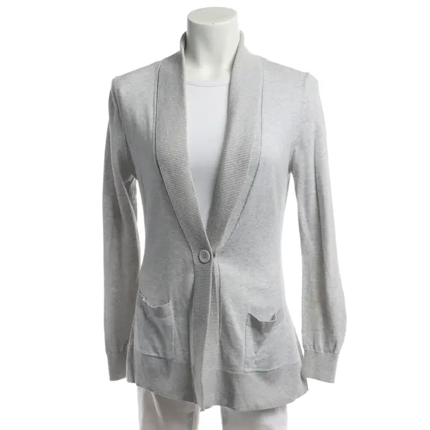 Strickjacke in Grau, Baumwolle, Repeat