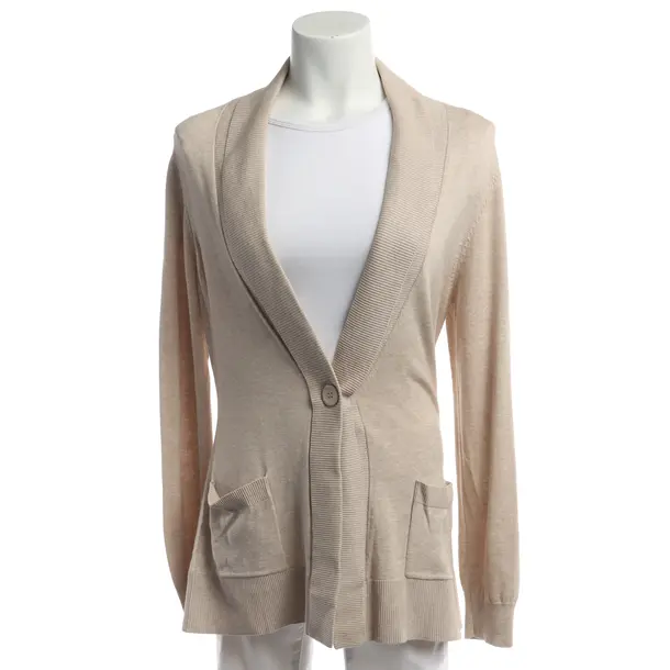 Cardigan in White, Cotton, Repeat