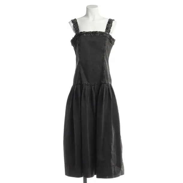 Denim Dress in Gray, Cotton, Ganni