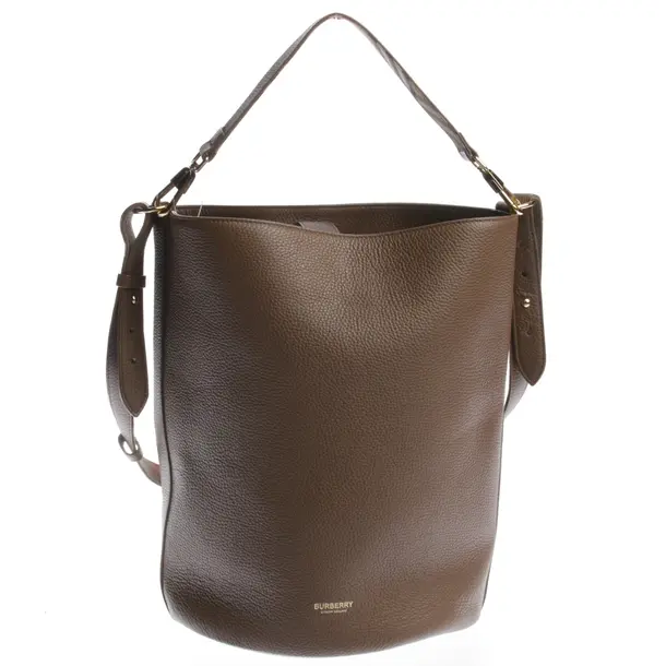 Shoulder Bag in Brown, Leather, Burberry